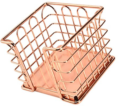 Parliky Kreative Stifthalter Aufbewahrungsbox Roségold Tisch Organizer Büro Aufbewahrungskoffer Schreibtisch Ablage Mehrzweck Für Büro Schlafzimmer