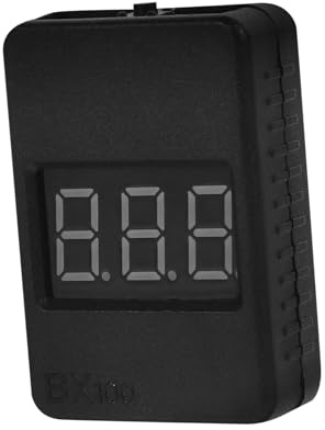 FUNOMOCYA Lipo Batterieprüfer 1-8s Digitaler Spannungsprüfer Mit Niederspannungsalarm Led Anzeige Für Rc Modellbau
