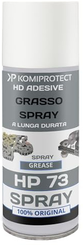 komiprotect® Grasso Spray HP 73, Lubrificante a Lunga Durata, 100% Originale Lubrificante a lunga durata - Adesione e tenuta ottimali - Elevata resistenza ad acqua