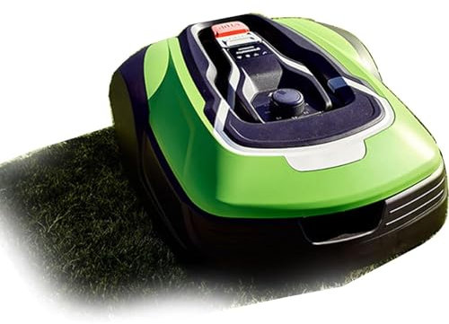 GHRERTX Auto Robotic Lawn Mower,Robot Lawnmower with APP Control,20-60mm Cutting Height Range and 35% Slope,IPX5 Waterproof Ultra Quiet Lawnmower Robotic for Lawns up to 1500m²