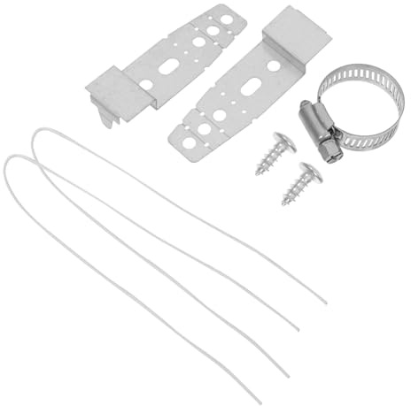 POPETPOP Support De Montage Pour Lave-vaisselle Clips Latéraux Réglables Kit Installation Matériel De Fixation Pour Appareils Électroménagers
