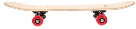 HANABASS Planche De Skateboard Vierge DIY Graffiti pour Customisation Et Peinture CréAtive Enfants Et Adultes, 58.5X14.6X8 CM