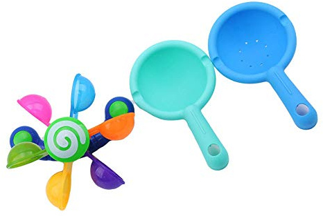 Mini Windmill Scoop Waterwheel Baby Bathroom Bathtub Bathing Toy Kids Summer Pool Games Adorable Quality and Durable