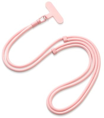 AOKSUNOVA Handykette Rosa Universal Handyband zum Umhängen Lanyard Handy Umhängeband Verstellbar Handygurt zum Umhängen