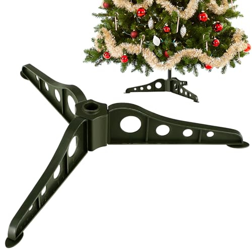 Zerodeko Supporto per Albero di Natale in Resistente Supporto per Base per Albero Artificiale Facile da Installare