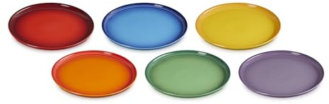 LE CREUSET Stoneware Coupe Set of 6 Side Plates
