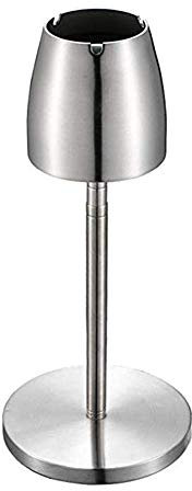 Stainless Steel Adjustable Height Telescopic Standing Ashtray, Floor Standing Ash Tray for Home/Outside/Bar/Office,Windproof Ashtray Smoking Accessories