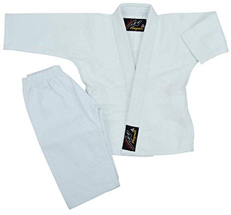 Playwell Martial Arts Gifts - Baby Infant Judo Uniform, White, One Size