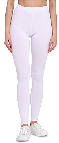 Bellivalini Dam Leggings Lång BLV50-147 (Vit, L)