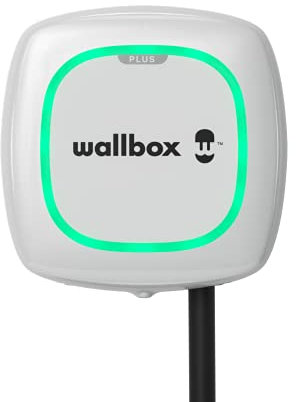 Wallbox Pulsar Plus Ladegerät für Elektrofahrzeuge - Einstellbare Leistung bis zu 11 kW, Ladekabel Typ 2, 5m, WLAN und Bluetooth, OCPP