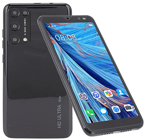 Smartphone ohne Vertrag Android 6 für Rino8 Pro,Dual SIM Handy Mobile,5,45 Zoll HD Display mit 2MP+5MP Kamera,2GB RAM+32GB ROM Speicher,128GB erweiterbar,Gesichtserkennung(Schwarz)