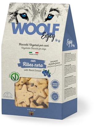 WOOLF ENJOY BISCOTTI CON RIBES NERO. 400GR
