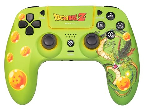 FRTEC – DRAGON BALL Z SHENRON Wireless Controller mit RGB-LED-Licht, kompatibel mit PC und PS4, Bluetooth-Gamepad, 950-mAh-Akku, 10 Stunden Akkulaufzeit