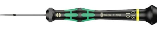 Tournevis plat WERA electricien serie Micro 0,18x1,0x40mm