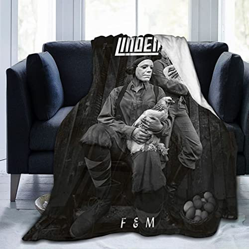 Till Linde-Man-n Ziegen-Überwurfdecken, ultraweiche Mikro-Fleece-Decke für Couch oder Bett, warme Überwurfdecke