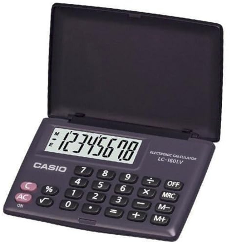 Tischrechner der Marke CASIO, Modell Pocket Calculator