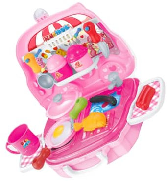 KOMBIUDA Kinder-spielküche-Spielzeug Küchenspielzeug Für Kleinkinder Lernspielzeug Mit Glatter Oberfläche Niedliche Spielküche Fantasievoll Und Spaßig