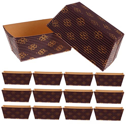 FUNOMOCYA 50pièces Caissettes à Gâteaux Papier Caissettes à Cupcakes Décoratives Plateau Porte-gâteaux Forme De Bateau Fournitures Pour Pâtisseries Pour Fêtes Événements