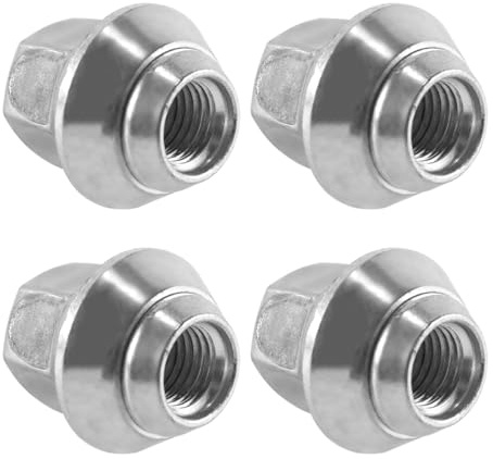 Gorise 4 Stück Alu-Radmuttern für Focus Fiesta, M12 x 1,5 mm, OEM 1366029 1454051, passend für Fiesta Focus Mondeo