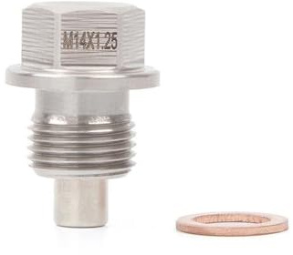 Pernos de drenaje de aceite para automóvil, acero inoxidable, repuesto para modificación, mantenimiento, accesorios de repuesto M14 x 1.25 pulgadas