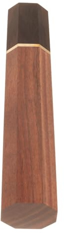 Ipetboom Manico in Legno e Metallo Tradizionale Ottagonale Giapponese Resistente e Comodo per Riparazione e Sostituzione per Coltelli da Cucina e Sushi