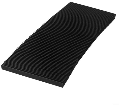 Copertura a soffietto di protezione flessibile piatta per sistemi e attrezzature per guide lineari per fresatrice CNC (150 mm)