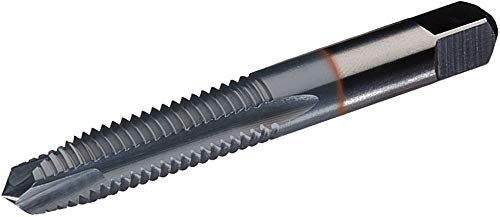 WIDIA GTD 19012 GUN5301TC Tap, Plug Chamfer, Right Hand Cut, 2 Flutes, 2-56, HSS, TiCN Coating