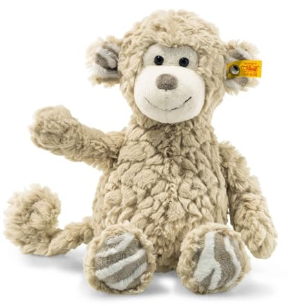 Steiff Bingo AFFE - 30 cm - Kuscheltier für Kinder - Plüschaffe - weich & waschbar - beige (060298)