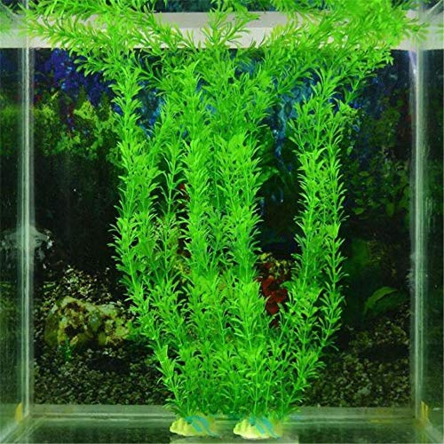 BSGP 1 x künstliche Kunststoffpflanze für Aquarien, 32 cm