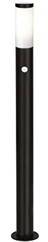 Brillant | Dody lampadaire extérieur détecteur de mouvement noir | 1x A60, E27, 20W, adapté aux lampes normales (non incluses)