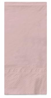 MANK Serviette in ALTROSA aus 3-lagigem Tissue, 40 x 40cm, 1/8 Falz, saugstarke Einmalserviette, 100 Stück, Ideal für Hochzeiten, Taufe, Baby-Shower & Events
