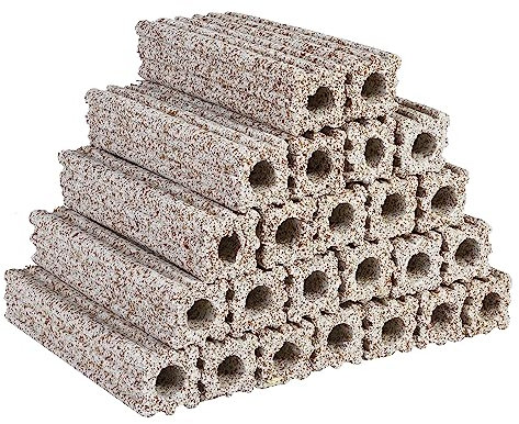 ALEGI Ceramic Bio Filter Media, Porous Media Filter Media for Sump Tank, Pond, Aquarium Fish Tank (Large 24 pcs)