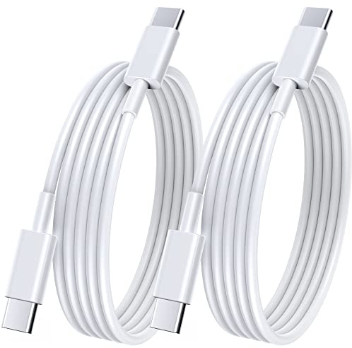 USB C Kabel 2Pack 100W 1M Schnellladekabel 5A PD 4.0 USB C auf USB C, für Apple iPhone 17 16 15/Pro/Max, Samsung S23 S22 S21, MacBook Pro/Air, Handy Typ C