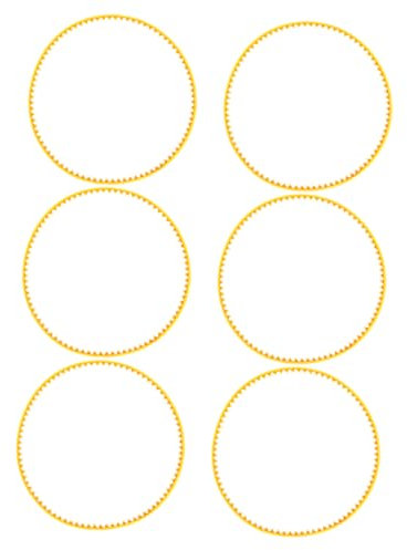 SHOWERORO 6pcs Cotton Candy Maker Replacement Belts Home Tool Spare Parts Sturdy Belts for Cotton Candy Machines