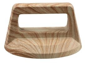 Poignée de rechange universelle pour couvercle de casserole en bois avec vis, poignée de maintien pour couvercle de casserole (bois clair)