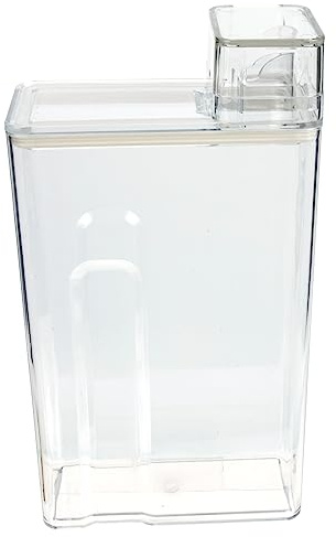 FOYTOKI Transparente Waschmittelflasche Groß Fassungsvermögen Nachfüllbar Kompakt Sicher Für Haushalt Wäschepflege