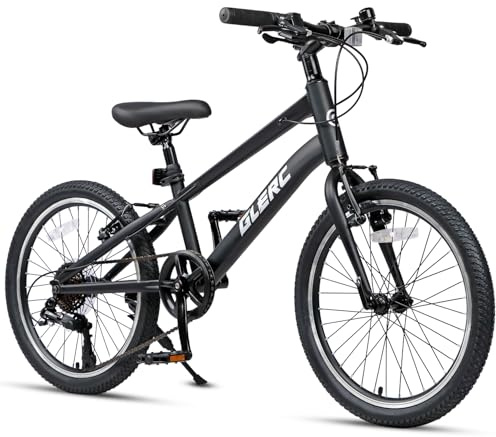 Glerc Mesa Jugendfahrrad für Jungen Teenager, 20 24 Zoll Kinderfahrrad für 6-15 Jahre, 7-Gang Fahrrad mit robustem Rahmen & V-Bremsen, Mehrere Farben