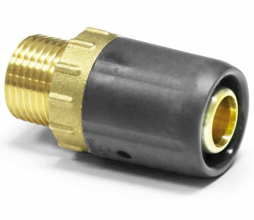 Pipetec Steckfitting Übergang mit Außengewinde 20 x 2mm - 1/2 Zoll | für Mehrschichtverbundrohr und Aluminiumverbundrohr, DVGW Zertifiziert