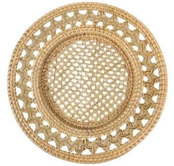 Amazon Rattan Charger Plate Placemat 35x35cm
