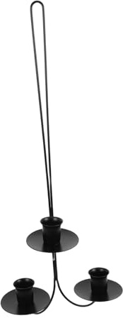 STOBAZA Candelabro de Pared de Metal de Estilo Europeo Candelabro Decorativo para Sala de Estar Chimenea Boda Fiesta de Navidad