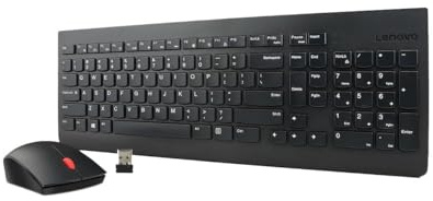 Lenovo 4X30M39458 Teclado RF inalámbrico Inglés Americano Negro - Teclados (Estándar, Wireless, RF inalámbrico, Negro)