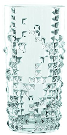 Spiegelau & Nachtmann, Bicchiere di Vetro, Modello Punk, Vetro, Trasparente, 15.1 x 7.5 x 7.5 cm