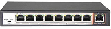 PS5081 - PoE (Power over Ethernet) Switch 9 Ports, 8 PoE Ports, 802.3af, 48 V, 120 W