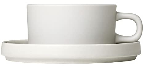 blomus 63908 PILAR Teetassen, Steingut, 2 Stück, Klar