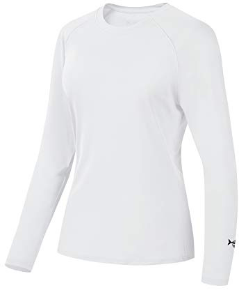 Bassdash Donna UPF 50+ UV Sun Protection T-Shirt a Manica Lunga per la Pesca e l'escursionismo