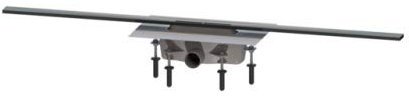 KESSEL Duschrinne Linearis Infinity 90 L: 1200 mm, DN 50, Black, gebürstet 45202.12