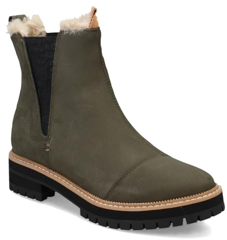 TOMS Damen Dakota Boot_Water Resistant Bootsschuh, Olivgrün, 42 EU