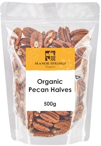 Organic Pecan Halves 500g by Manor Springs Organic