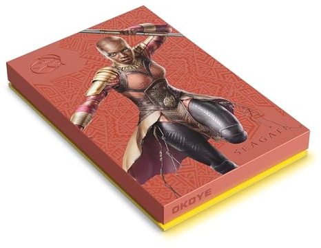 Seagate FireCuda 2TB tragbare externe Festplatte, kompatibel mit PS4, PS5, Xbox One/Series, PC Marvel Edition Okoye, USB 3.2, inkl. 3 Jahre Rescue Service (STLX2000403)