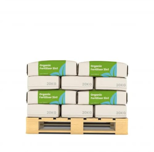 Kuhmist-Granulat 3In1 (400 Kg - 4000 M2) - Allround-Organischer Dünger - Kuhmist - Gülle-Granulat - Bodenverbesserer - Getrocknetes Kuhmist-Granulat - Lavamehl-Zugabe - Organifer